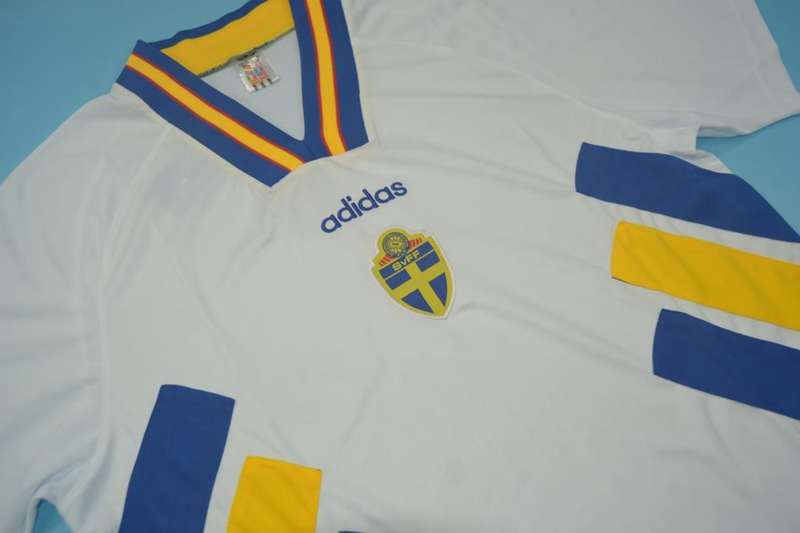 Sweden Soccer Jersey Away Retro Replica 1994