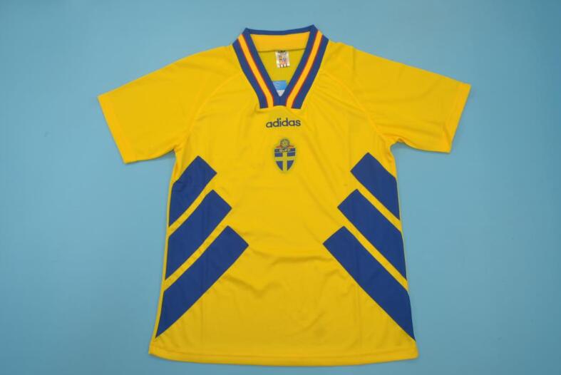 Sweden Soccer Jersey Home Retro Replica 1994