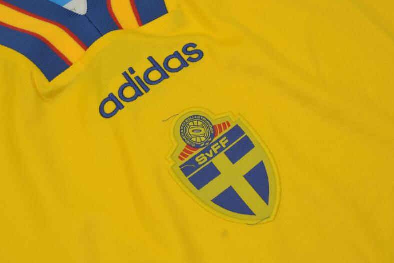 Sweden Soccer Jersey Home Retro Replica 1994