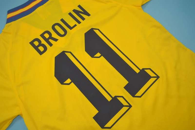 Sweden Soccer Jersey Home Retro Replica 1994