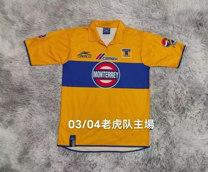 Tigres UANL Soccer Jersey Home Retro Replica 2003/04