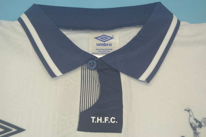 Tottenham Hotspur Soccer Jersey Home Retro Replica 1991/93