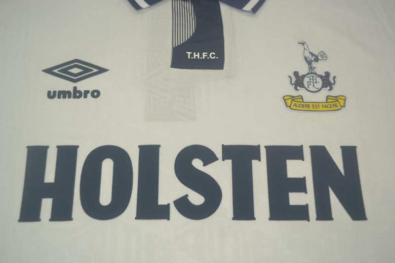 Tottenham Hotspur Soccer Jersey Home Retro Replica 1991/93