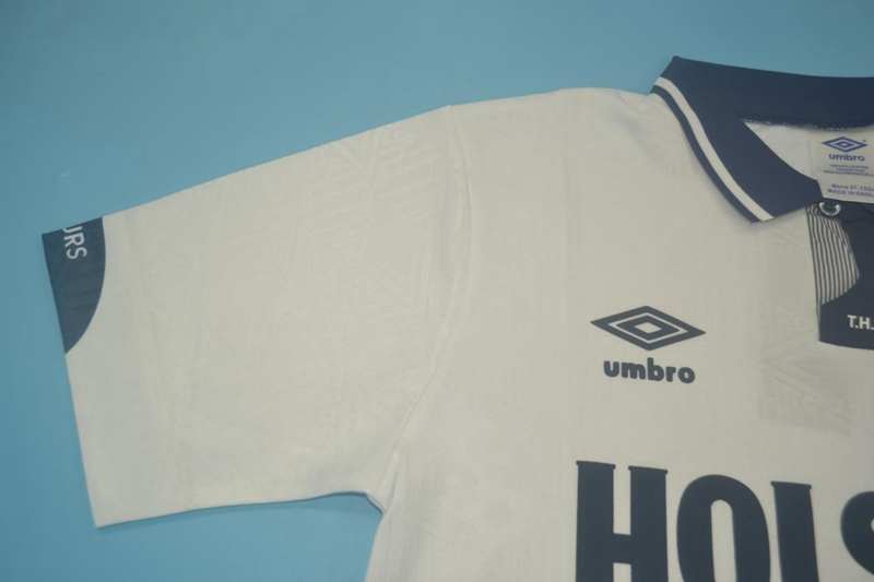 Tottenham Hotspur Soccer Jersey Home Retro Replica 1991/93