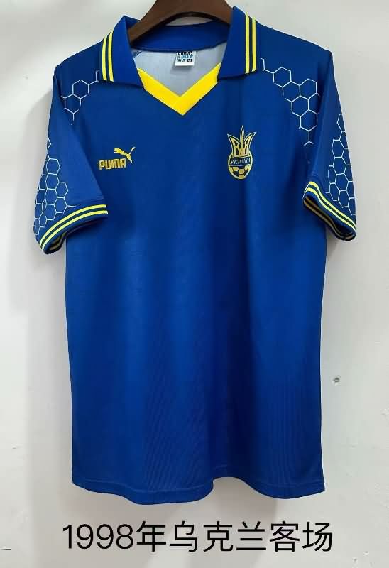 AAA Quality Ukraine 1998 Away Retro Soccer Jersey