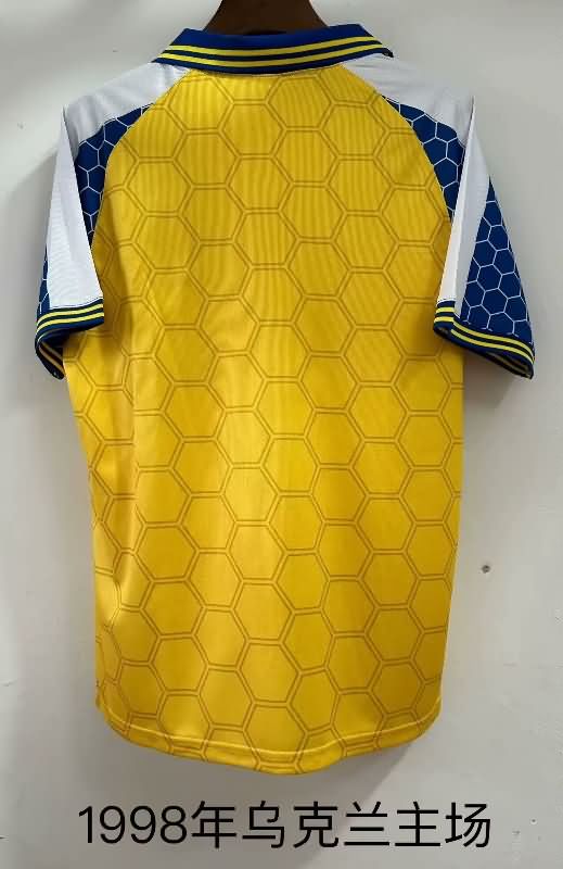 AAA Quality Ukraine 1998 Home Retro Soccer Jersey