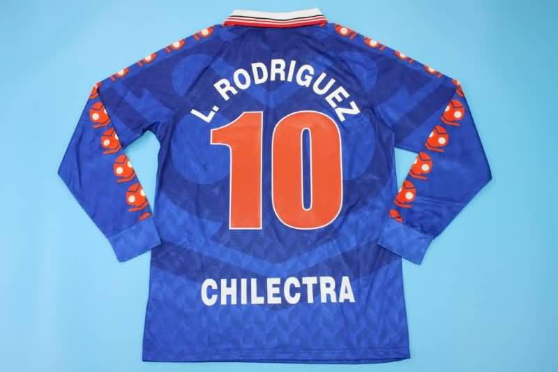 Universidad Chile Soccer Jersey Home Long Sleeve Retro Replica 1996