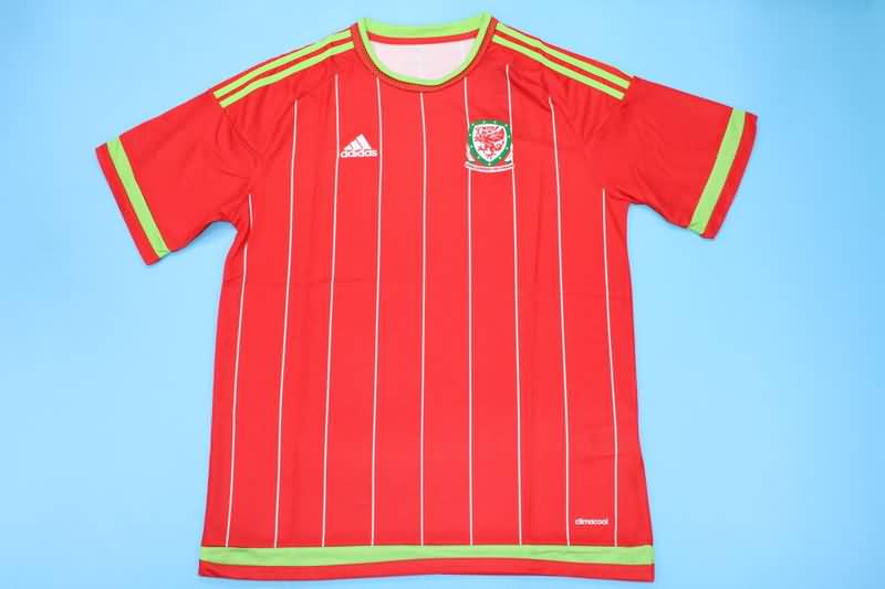 Wales Soccer Jersey Home Retro Replica 2015/16