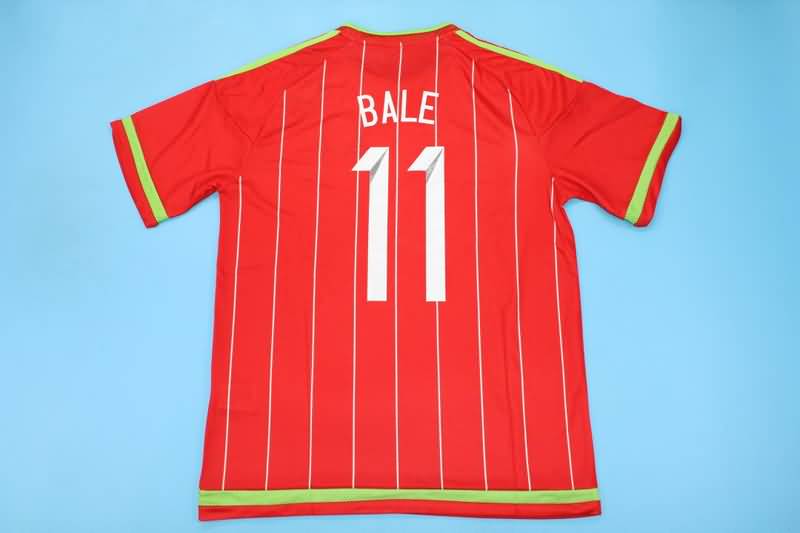 Wales Soccer Jersey Home Retro Replica 2015/16