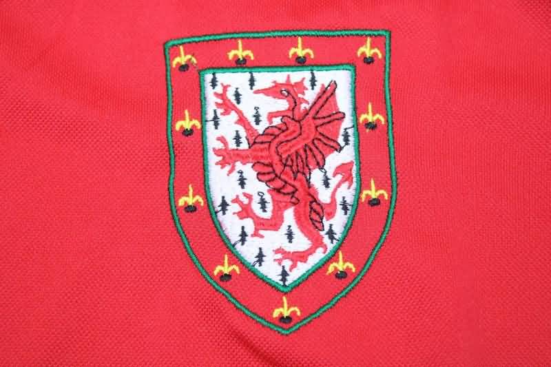 Wales Soccer Jersey Home Retro Replica 1984