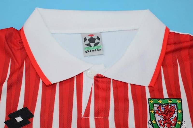 Wales Soccer Jersey Away Retro Replica 1996