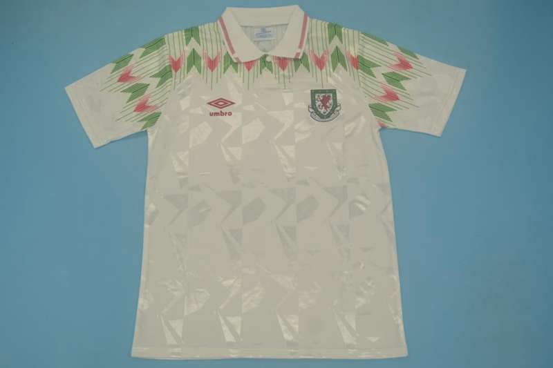 Wales Soccer Jersey Away Retro Replica 1990/92
