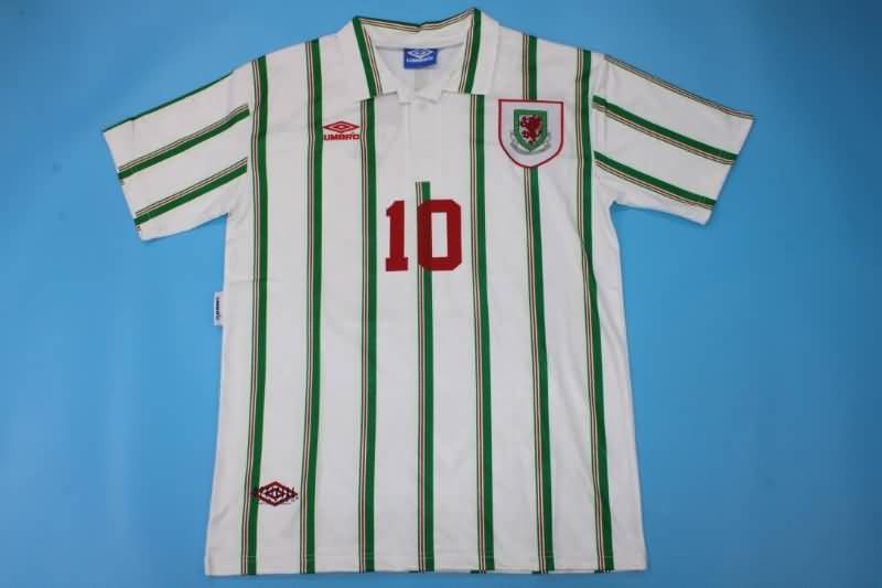 Wales Soccer Jersey Away Retro Replica 1993/95