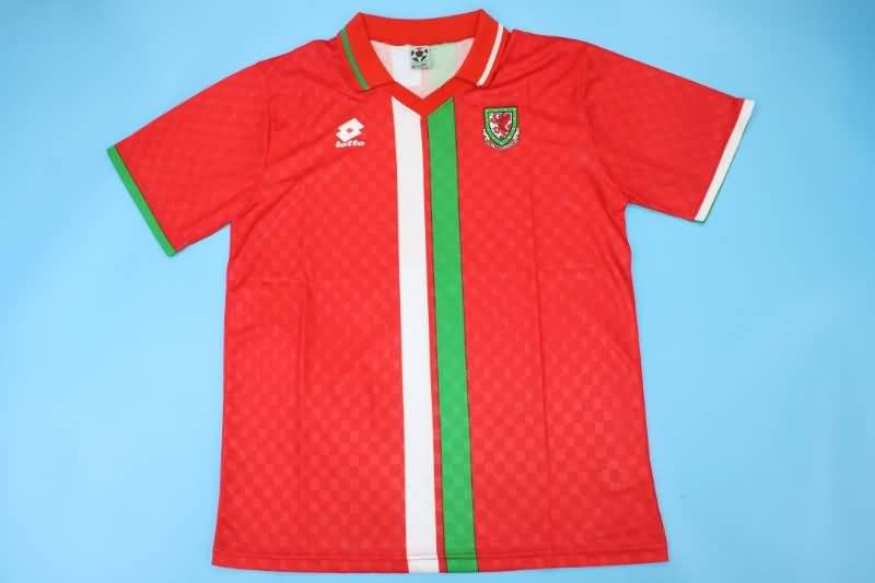 Wales Soccer Jersey Home Retro Replica 1996/98