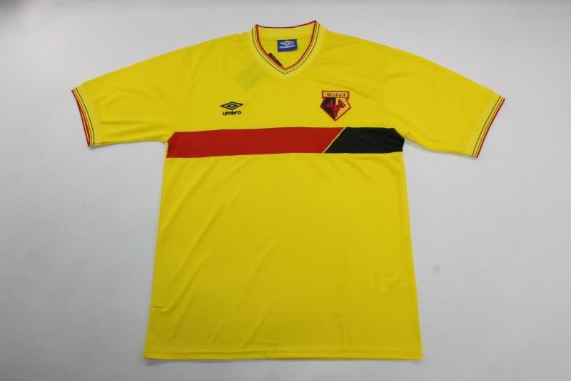 Watford Soccer Jersey Home Retro Replica 1985/88