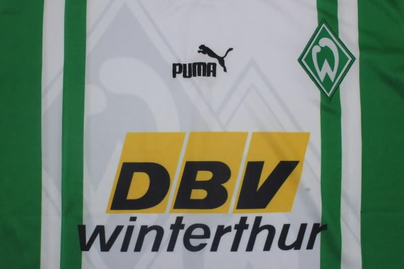 Werder Bremen Soccer Jersey Home Retro Replica 1996/97