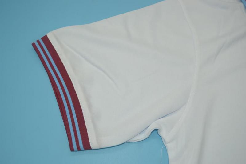 West Ham Soccer Jersey United Away Retro Replica 1980