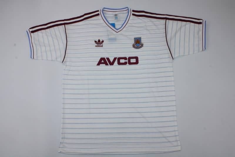 West Ham Soccer Jersey Away Retro Replica 1986