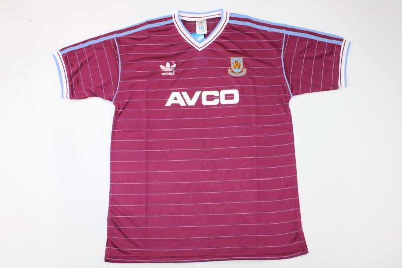 West Ham Soccer Jersey Home Retro Replica 1986