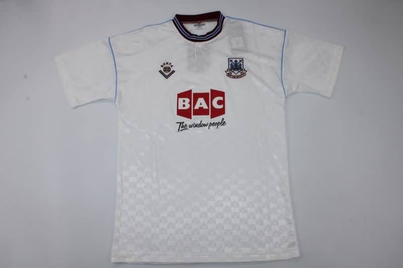 West Ham Soccer Jersey Away Retro Replica 1989/90