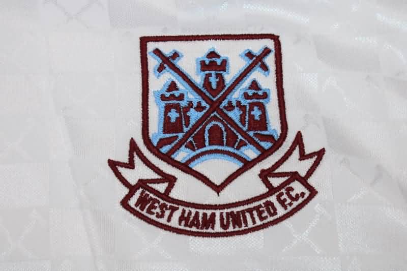 West Ham Soccer Jersey Away Retro Replica 1989/90