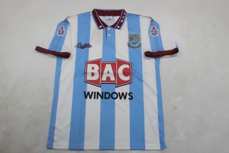 West Ham Soccer Jersey United Away Retro Replica 1991/92