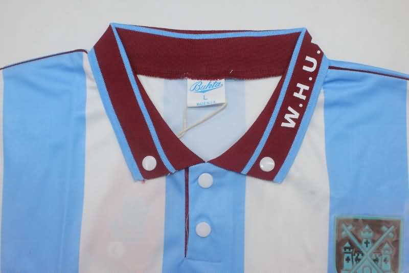 West Ham Soccer Jersey United Away Retro Replica 1991/92