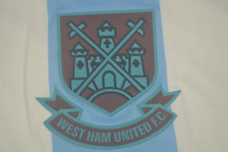 West Ham Soccer Jersey United Away Retro Replica 1991/92