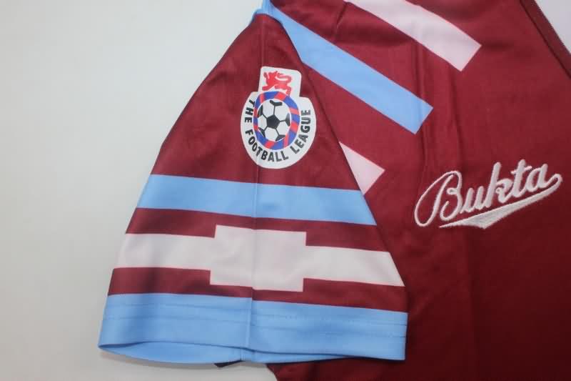 West Ham Soccer Jersey United Home Retro Replica 1991/92