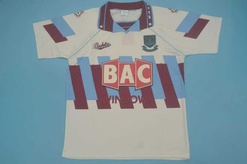 West Ham Soccer Jersey United Third Retro Replica 1991/92