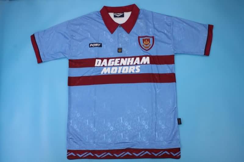 West Ham Soccer Jersey Away Retro Replica 1995/97