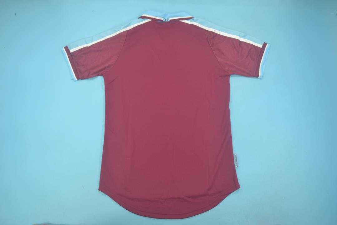 West Ham Soccer Jersey United Home Retro Replica 1999/01