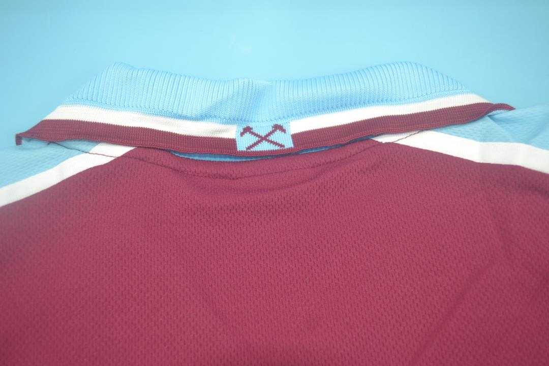 West Ham Soccer Jersey United Home Retro Replica 1999/01