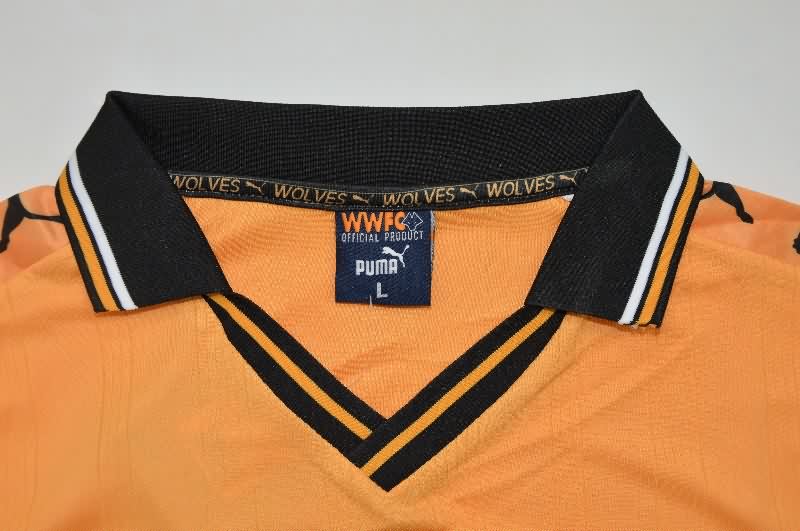 AAA Quality Wolves 1998/99 Home Retro Soccer Jersey