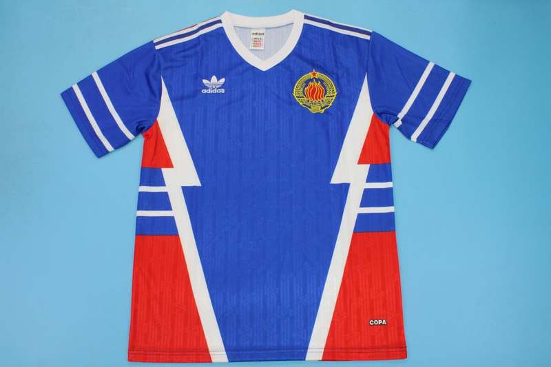 Yugoslavia Soccer Jersey Wolves Home Retro Replica 1990