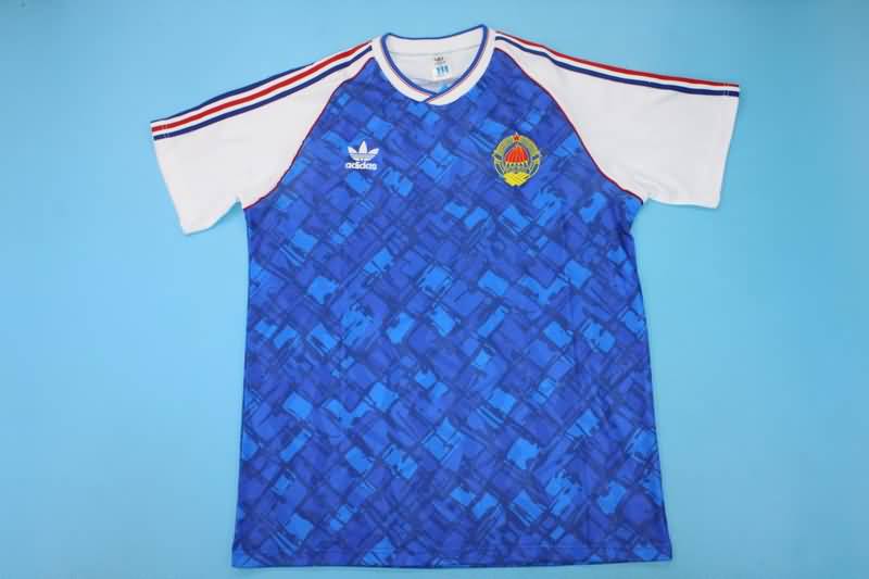 Yugoslavia Soccer Jersey Wolves Home Retro Replica 1992