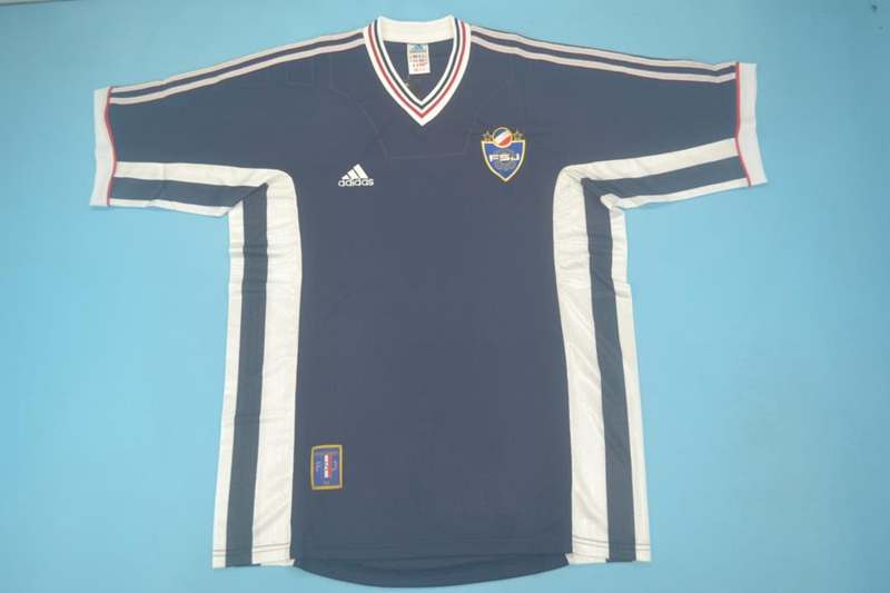 Yugoslavia Soccer Jersey Wolves Home Retro Replica 1998
