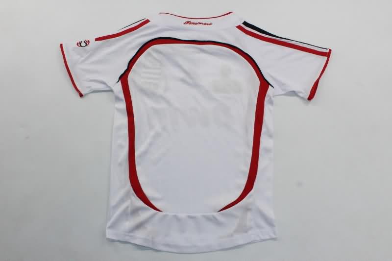 Kids AC Milan 2006/07 Away UCL Final Soccer Jersey And Shorts