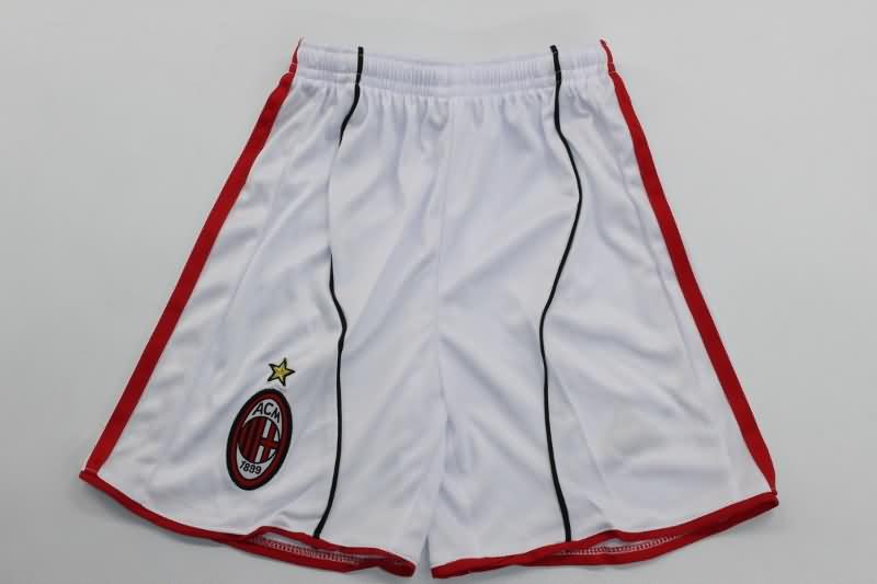 Kids AC Milan 2006/07 Away UCL Final Soccer Jersey And Shorts