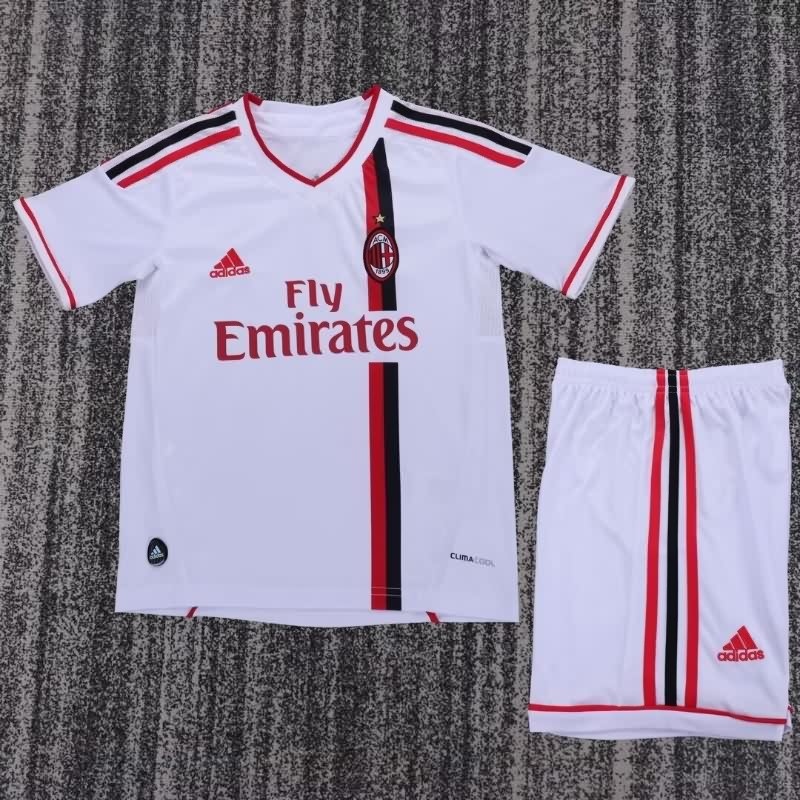 Kids AC Milan 2011/12 Away Soccer Jersey And Shorts Kids AC Milan 2011/12 Away Soccer Jersey And Shorts