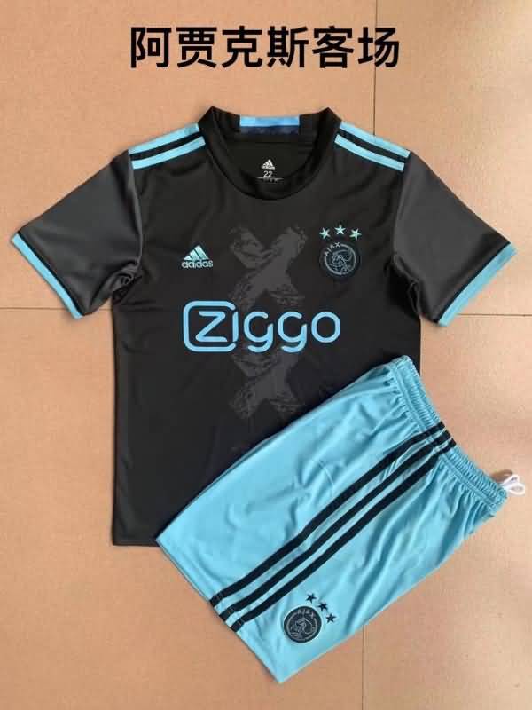 Kids Ajax 2016/17 Away Jersey And Shorts