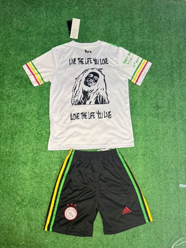 Kids Ajax 2021/22 Special Soccer Jersey And Shorts