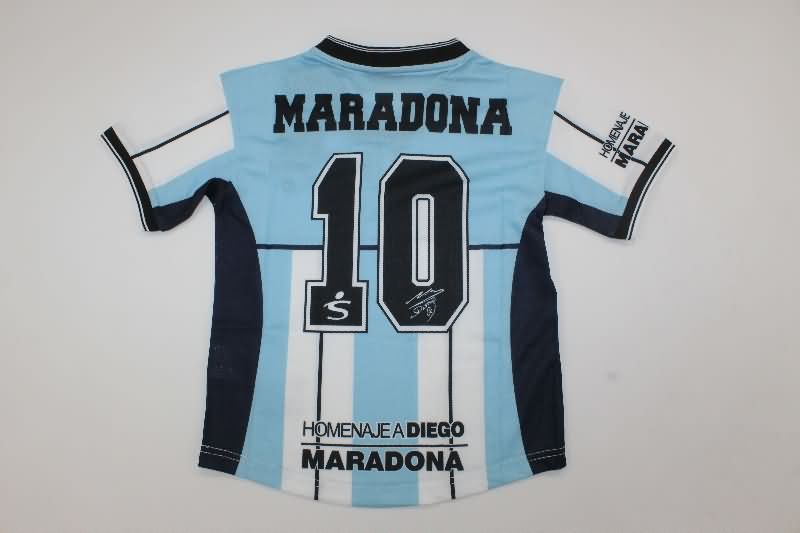 Kids Argentina 2001 Special Soccer Jersey And Shorts