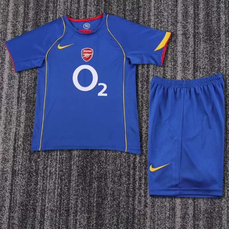 Kids Arsenal 2004/05 Away Soccer Jersey And Shorts