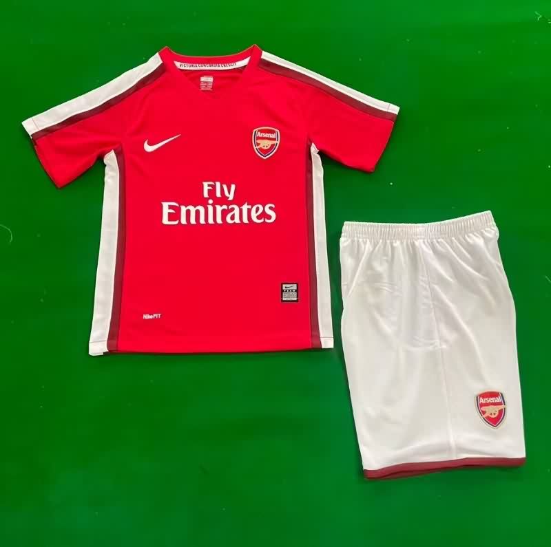 Kids Arsenal 2008/10 Home Soccer Jersey And Shorts Kids Arsenal 2008/10 Home Soccer Jersey And Shorts