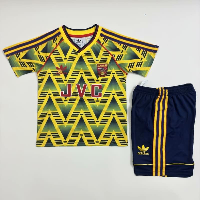 Kids Arsenal Soccer Jersey Away Replica 1991/93