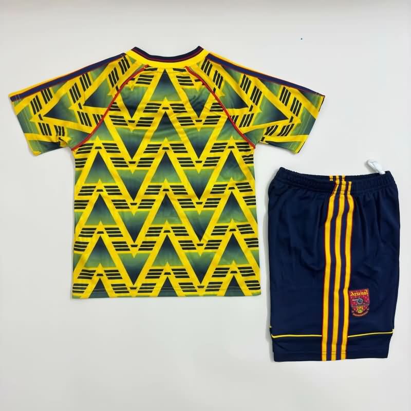 Kids Arsenal Soccer Jersey Away Replica 1991/93