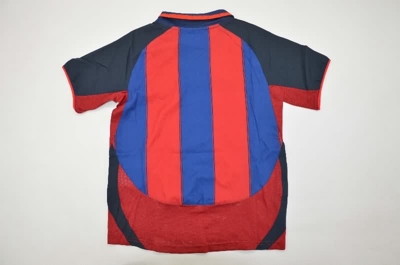 Kids Barcelona 2003/04 Home Soccer Jersey And Shorts