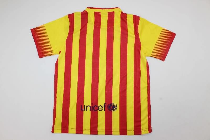 Kids Barcelona Soccer Jersey Away Replica 2013/14