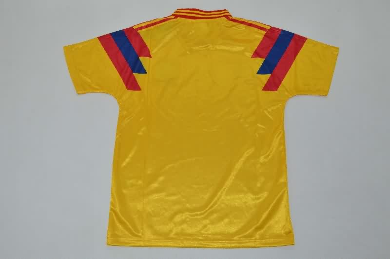 Kids Colombia 1990 Home Soccer Jersey And Shorts